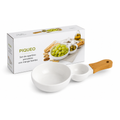 Set de Pocillos con Mango de Bambú y Diseño Minimalista