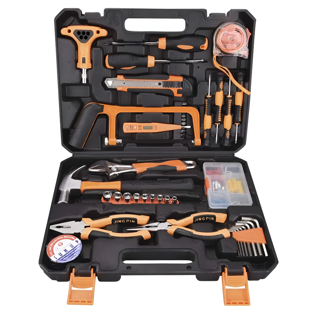 Set Juego De Herramientas Combinado 104 Piezas + Estuche Portátil